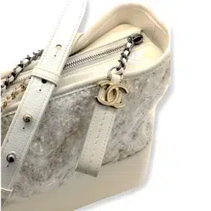 Chanel White Gabrielle Hobo - Image 5