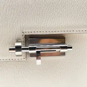 Hermes White Mini Verrou - Image 8