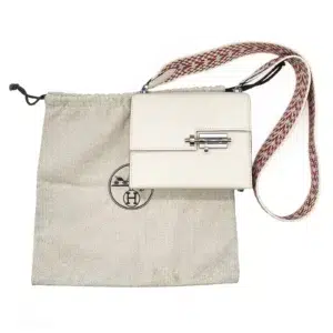 Hermes White Mini Verrou - Image 10