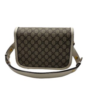 Gucci 1955 Horsebit Bag with White Trim - immagine 3