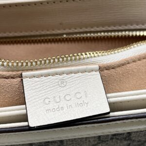 Gucci 1955 Horsebit Bag with White Trim - immagine 10