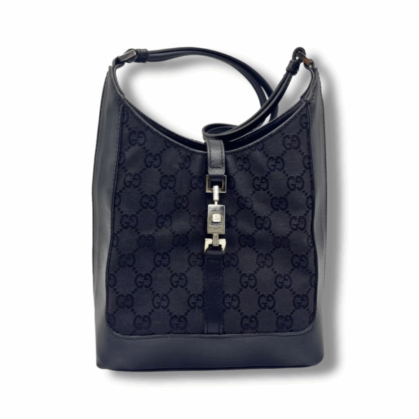 Gucci Jackie Monogram Black Bucket