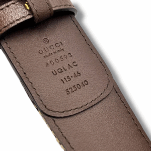 Gucci Monogram Canvas Belt - immagine 4