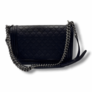 Chanel Boy Bag Large in Black - Image 5