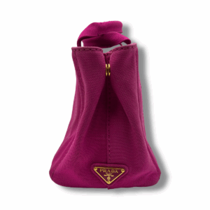 Prada Pink Canvas Logo Mini Tote Bag - Image 7
