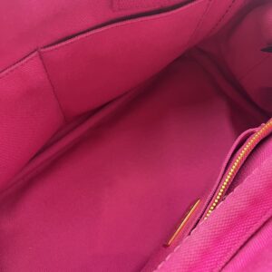 Prada Pink Canvas Logo Mini Tote Bag - Image 4