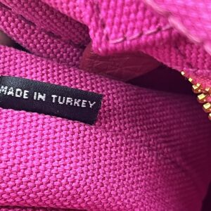 Prada Pink Canvas Logo Mini Tote Bag - Image 3