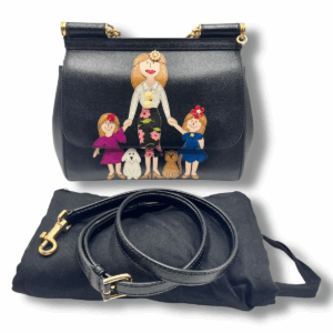 Dolce & Gabbana ‘Famiglia’ Appliqué Medium Sicily Bag