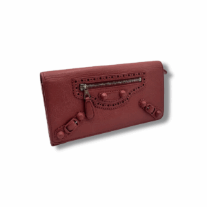 Balenciaga Red Giant Stud Envelope Clutch - immagine 3