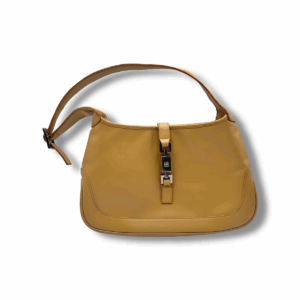 Gucci Jackie Shoulder Bag in Mustard Yellow Leather