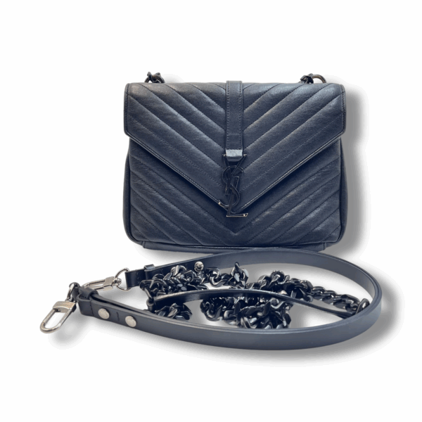 Saint Laurent College Bag – Medium Black